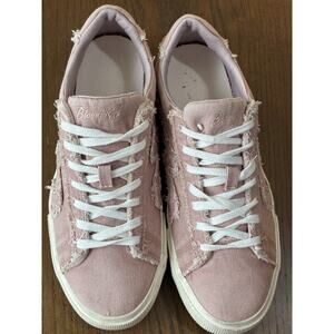 Blowfish Malibu Marley Canvas Women's Shoes Distressed Size 11 Color Pink